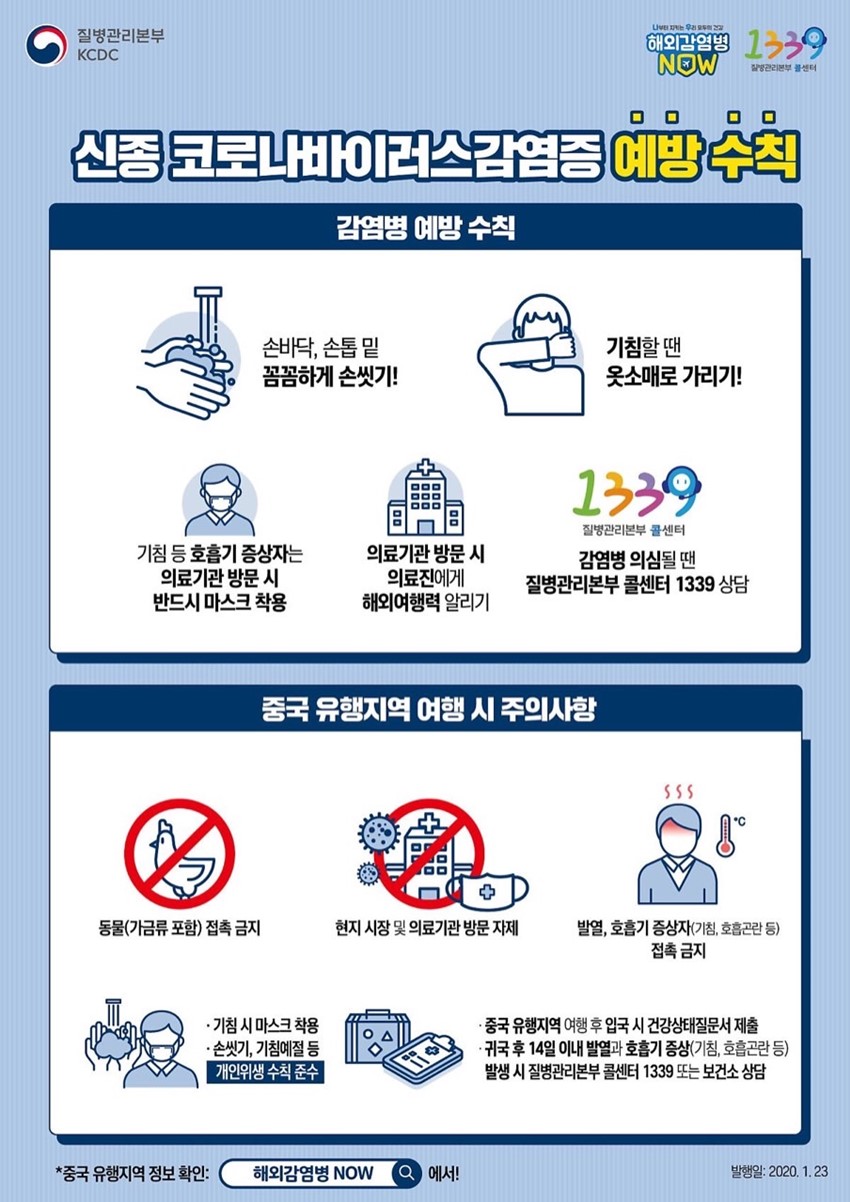 1.예천군, 신종 코로나바이러스 국민예방수칙 준수 당부